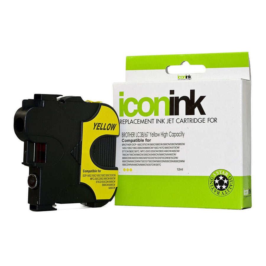 Okin IB3867Y - Kompatible Brother LC38 LC67 Gelbe Tintenpatrone
