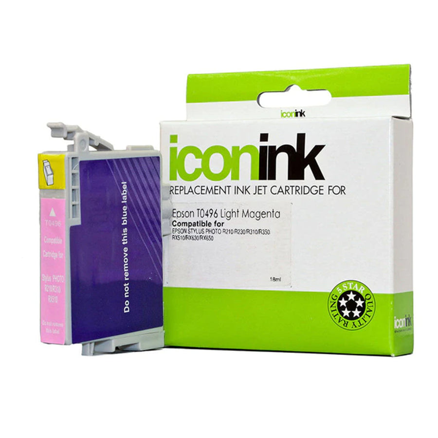 Okin IET0496 - Icon Compatible Epson T0496 Light Magenta Ink Cartridge