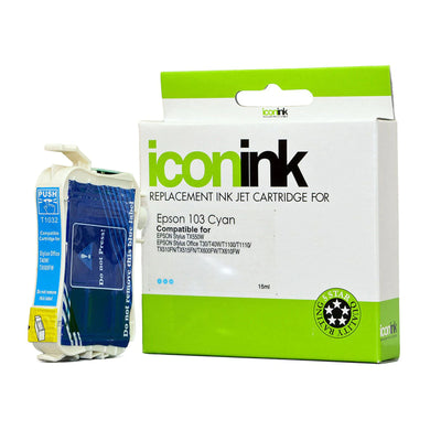 Okin IET1032 - Icon Compatible Epson 103 Cyan Ink Cartridge