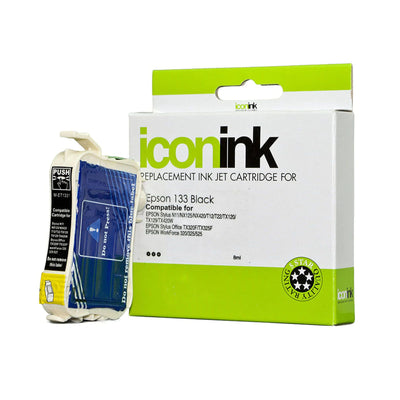 Okin IET1331 - Icon Compatible Epson 133 Black Ink Cartridge