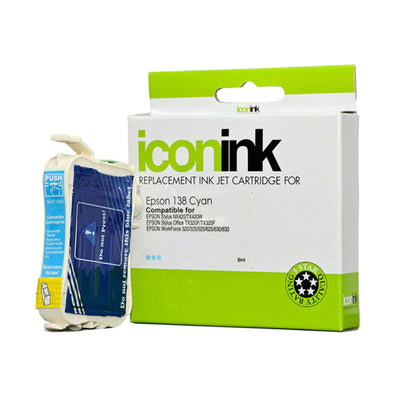 Okin IET1382 - Icon Compatible Epson 138 Cyan Ink Cartridge