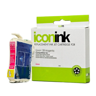 Okin IET1383 - Icon Compatible Epson 138 Magenta Ink Cartridge