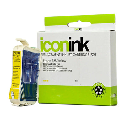 Okin IET1384 - Icon Compatible Epson 138 Yellow Ink Cartridge