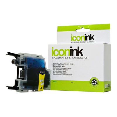 IBLC77C - Okin Compatible Brother LC77 LC73 LC40 Cyan Ink Cartridge
