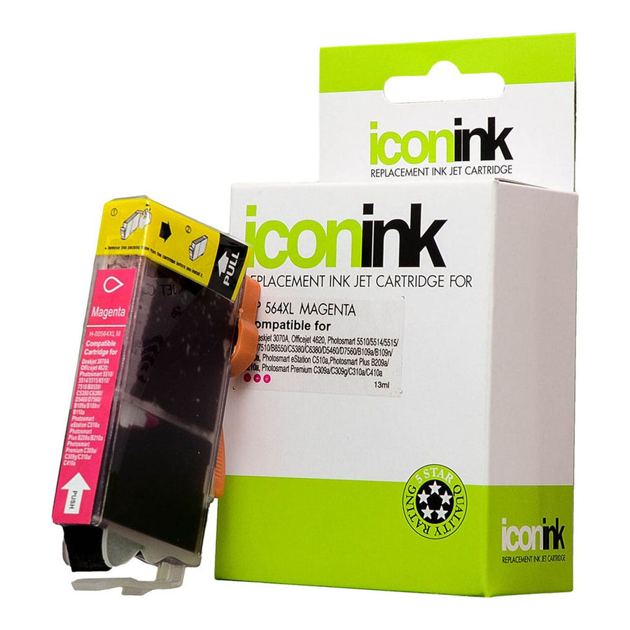 Okin IHP564M - Icon Kompatible HP 564 Magenta XL Tintenpatrone (CB324WA)
