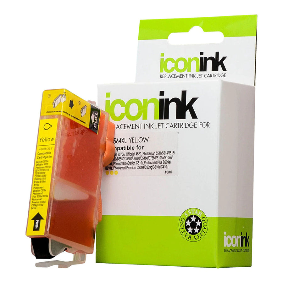 Okin IHP564Y - Icon Compatible HP 564 Yellow XL Ink Cartridge (CB325WA)