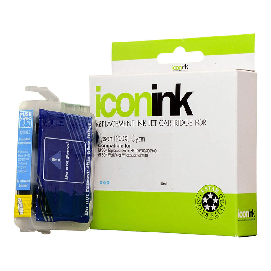 Okin Compatible Ink Cartridge Replacement for Epson 200XL - C13T201292 - Cyan