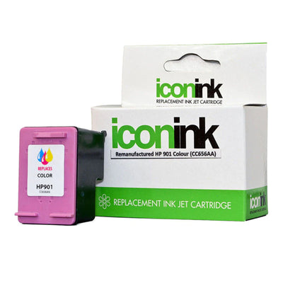 Okin IHP901C - Icon Remanufactured HP 901 Colour XL Ink Cartridge (CC656A)