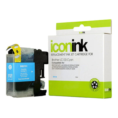 Okin Compatible Ink Cartridge Replacement for Brother LC133 - Cyan