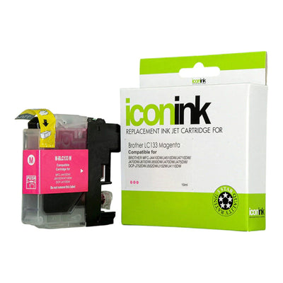 Okin IBLC133M - Icon Compatible Brother LC133 Magenta Ink Cartridge