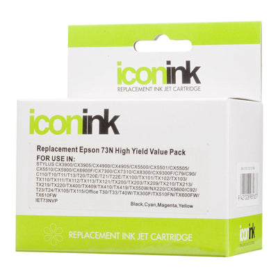 Okin IET073NVP - Icon Compatible Epson 73N BCMY Ink Value Pack