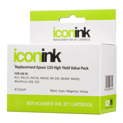 Okin IET133VP - Icon Compatible Epson 133 BCMY Ink Value Pack