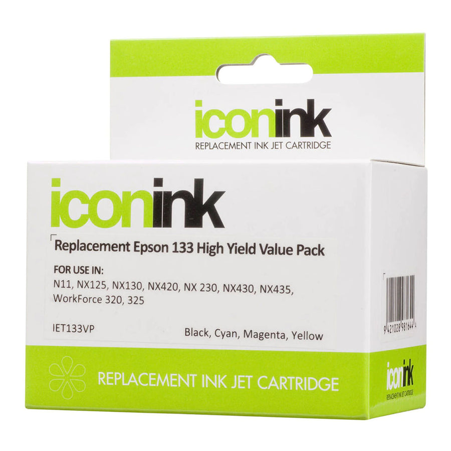 Okin IET133VP – Icon kompatibles Epson 133 BCMY Tinten-Sparpaket