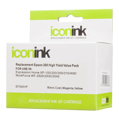 Okin IET200VP - Icon Compatible Epson 200XL BCMY Ink Value Pack