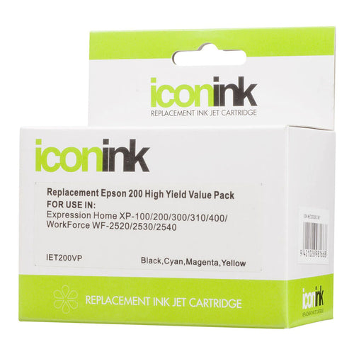 Okin IET200VP - Icon Compatible Epson 200XL BCMY Ink Value Pack