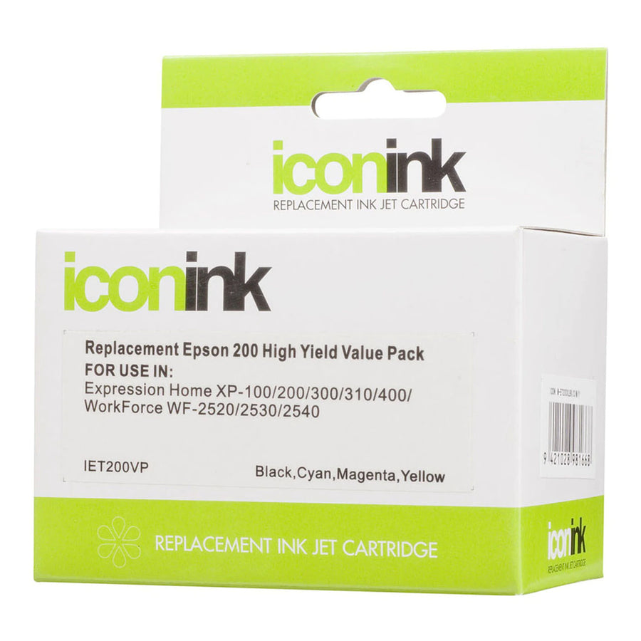 Okin IET200VP – Icon-kompatibles Epson 200XL BCMY Tinten-Sparset