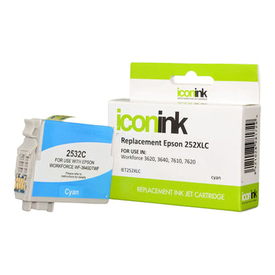 Okin IET252C - Icon Compatible Epson 252XL C13T253292 Cyan Ink Cartridge