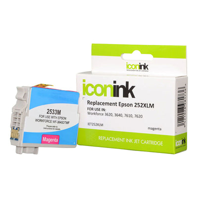 Okin Compatible Ink Cartridge Replacement for Epson 252XL - C13T253392 - Magenta