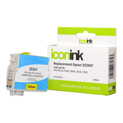 Okin IET252Y - Icon Compatible Epson 252XL C13T253492 Yellow Ink Cartridge