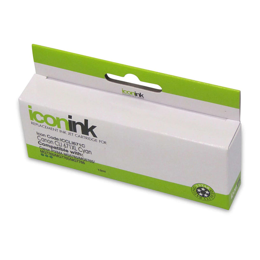 Okin ICCLI671C – Icon Kompatible Canon CLI671XL Cyan Tintenpatrone