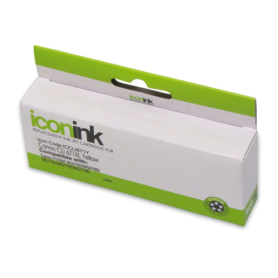 Okin ICCLI671Y - Icon Compatible Canon CLI671XL Yellow Ink Cartridge