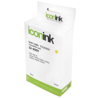Okin ICGI690Y - Icon Compatible Canon GI690 Yellow Ink Bottle