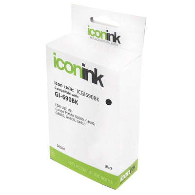 Okin ICGI690BK - Icon Compatible Canon GI690 Black Ink Bottle