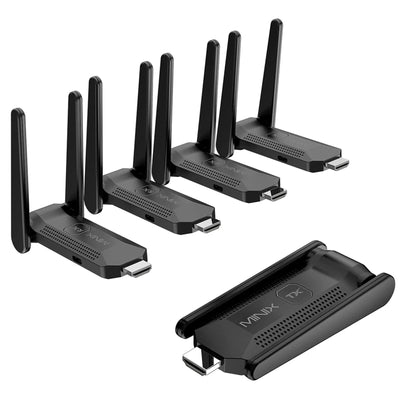 MINIX B14 - 1-In-4-Out 1080P Wireless HDMI Extender up to 50m. Simultaneous Connection