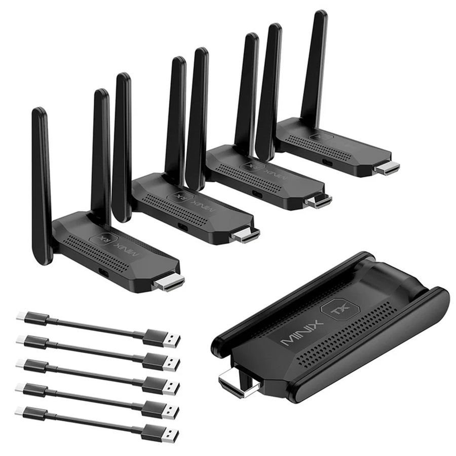 MINIX B14 - 1-In-4-Out 1080P Wireless HDMI Extender up to 50m. Simultaneous Connection