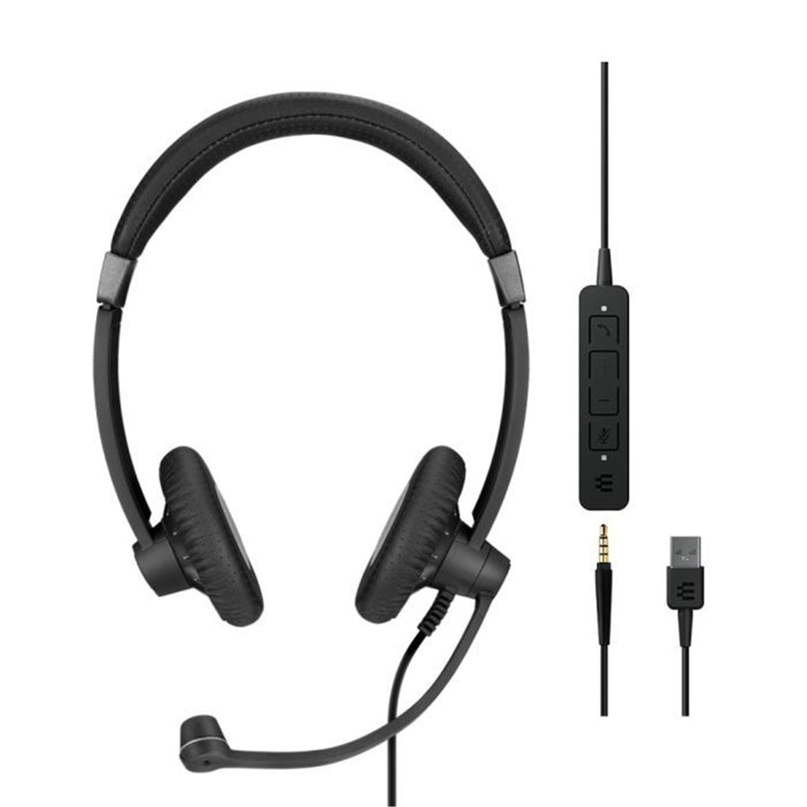 EPOS IMPACT SC 75 USB-A/3.5mm Wired On-Ear Headset - Teams Certified