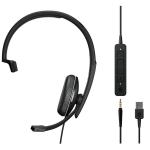 EPS-1000900 - EPOS ADAPT 135T USB II Mono Headset - MS Teams & 3.5mm.x