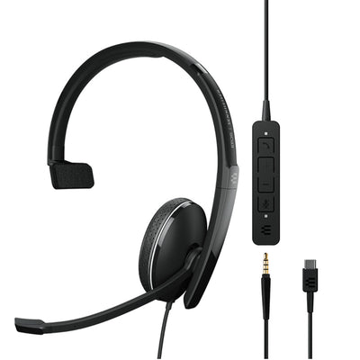 EPOS ADAPT 135 USB-C II Mono Headset - UC & 3.5mm