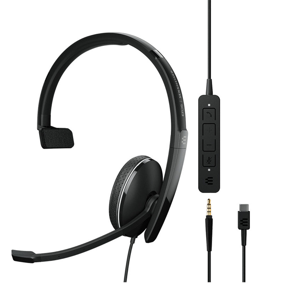 EPOS ADAPT 135 USB-C II Mono Headset - UC & 3.5mm