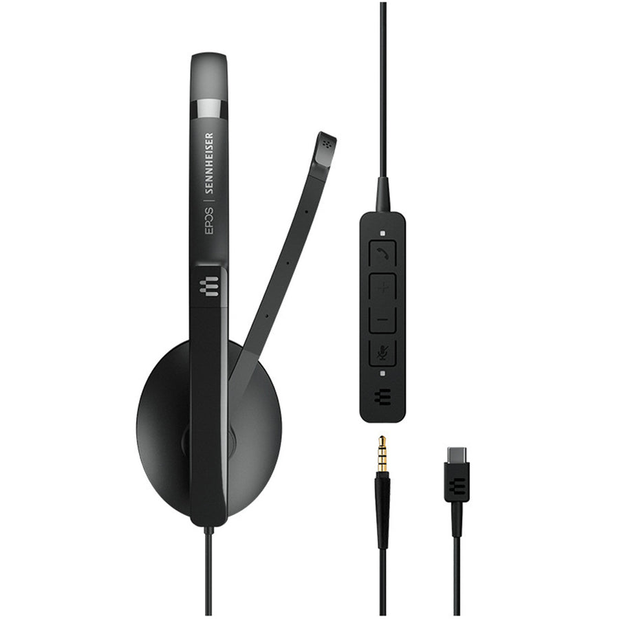 EPOS ADAPT 165 USB-C II Stereo Headset - UC & 3.5mm