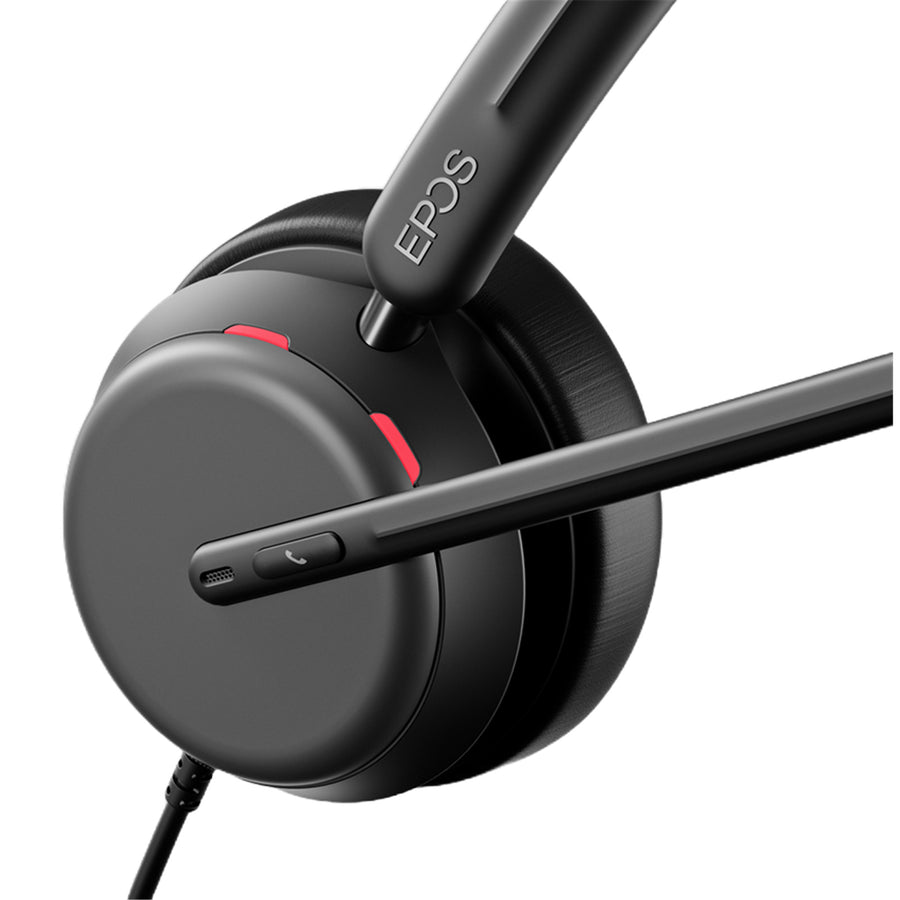 EPOS  IMPACT 860 ANC USB-C/A Wired On-Ear Headset - UC Certified