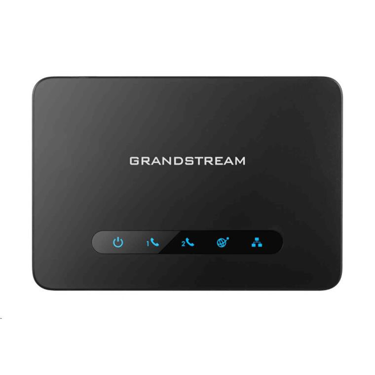 Grandstream HT812 2-Port FXS VOIP Gateway (ATA) with Gigabit NAT Router
