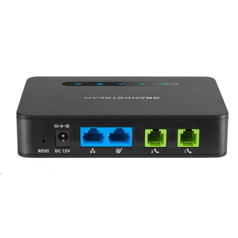Grandstream HT812 2-Port FXS VOIP Gateway (ATA) with Gigabit NAT Router