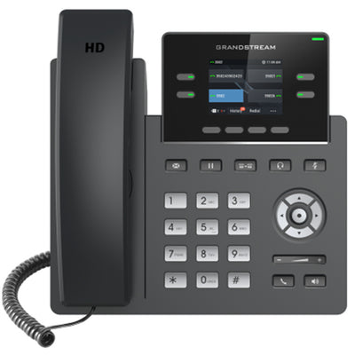 Grandstream GRP2612 4-line Carrier-Grade IP Phone - Black - 2.4'' LCD Display / 5-way Audio Conference / 4 SIP accounts