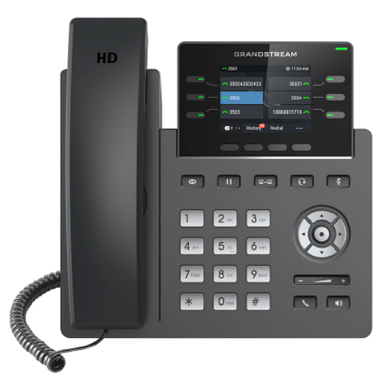 Grandstream GRP2613 3 Lines 3 SIP PoE 2.4inch Colour Screen