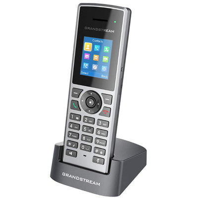 Grandstream DECT DP722 Cordless HD DECT IP Phone 1.8" Color LCD / Up to 20 SIP Accounts / 20 Lines per Handset / 20 hours of talk time and 250 hours standby time