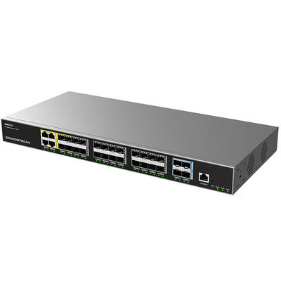 GWN7831 - Grandstream Enterprise Layer 3 Managed Aggregation Switch, 20 x SFP, 4 x SFP/GigE Combo, 4 x SFP+, Redundant PSU Support