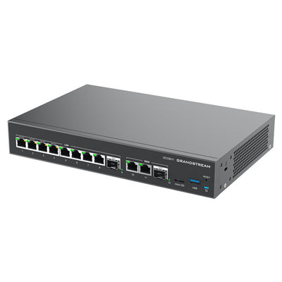 GCC6011 - Grandstream GCC6011 All-In-One 10 Port Gigabit Router with Enterprise Grade Firewall VPN and PBX
