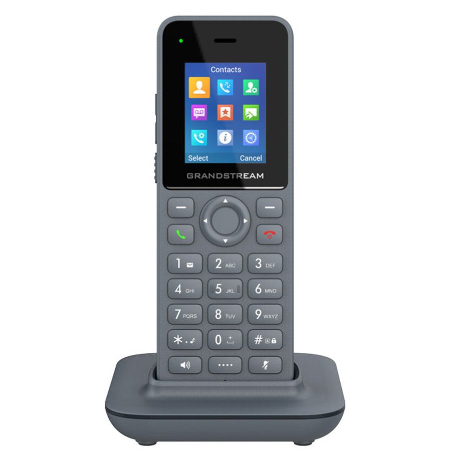Grandstream DP725 Cordless HD DECT IP Phone 1.8" Color LCD / Up to 20 SIP Accounts / 20 Lines per Handset / with 50-hour talk time and 500-hour standby time