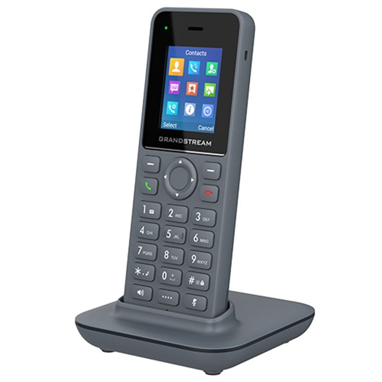 Grandstream DP725 Cordless HD DECT IP Phone 1.8" Color LCD / Up to 20 SIP Accounts / 20 Lines per Handset / with 50-hour talk time and 500-hour standby time