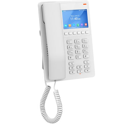 GHP630 - Grandstream GHP630 Desktop Hotel SIP IP Phone with 3.5 Colour LCD and PoE - White