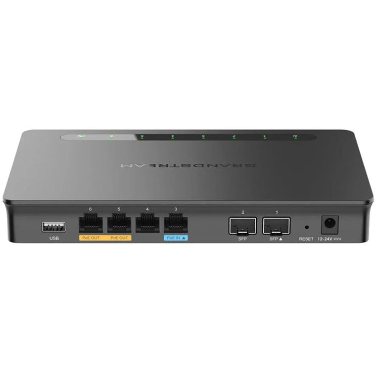 Grandstream GWN7002 Multi-WAN Gigabit VPN Router, 4 x GigE, 2 x SFP