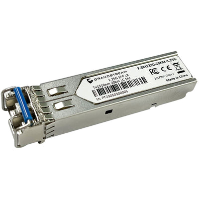 F-SM1310-20KM-1.25G - Grandstream SFP Fiber Module, Single-Mode, 1310nm, 20-Kilometer, 1.25Gbps, LC