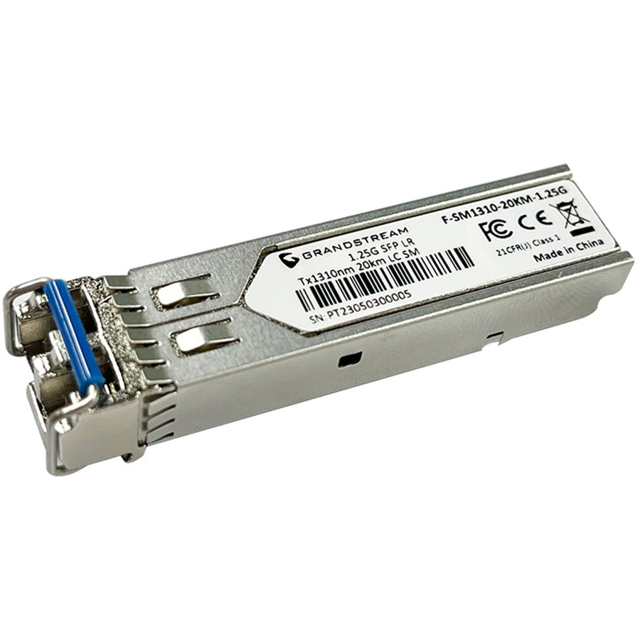 F-SM1310-20KM-1.25G - Grandstream SFP Faser-Modul, Single-Mode, 1310nm, 20-Kilometer, 1.25Gbps, LC