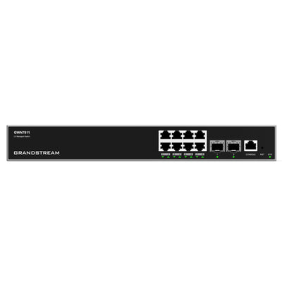 GWN7811 - Grandstream GWN7811 Enterprise Layer 3 Managed Network Switch with 8 x GigE and 2 x SFP+