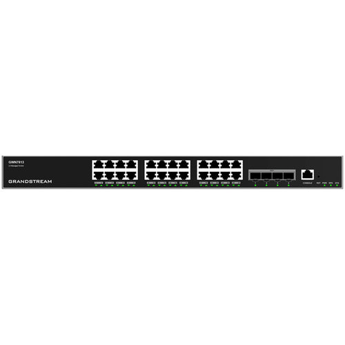 GWN7813 - Grandstream GWN7813 Enterprise Layer 3 Managed network Switch with 24 x GigE and 4 x SFP+